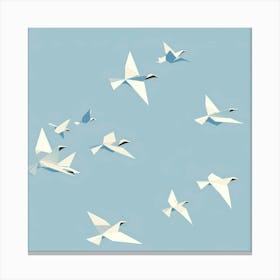 Birds In Flight 7 Canvas Print