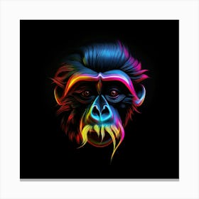 Neon Gorilla Toile