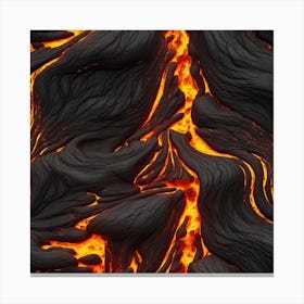 Lava Flow 11 Canvas Print