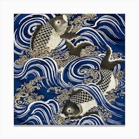 Japanese Koi Fish Canvas Print