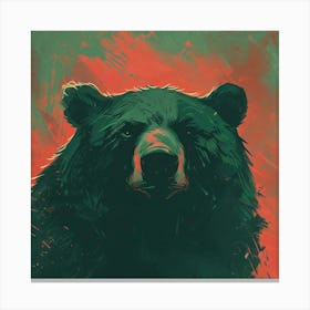 Black Bear 1 Canvas Print