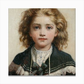 Little Girl 3 Canvas Print