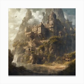 Fantasy Castle 28 Canvas Print