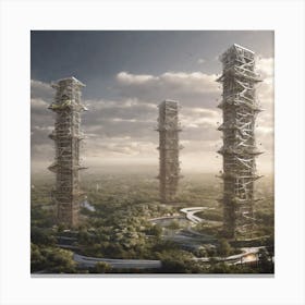 Towers Of The Future Canvas Print