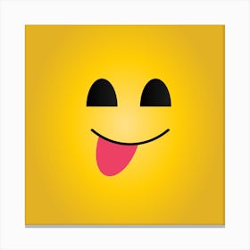 Smiley Face Canvas Print