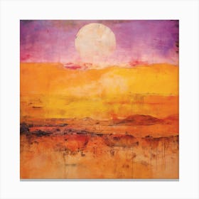 Desert - Abstract Painting 2 Canvas Print