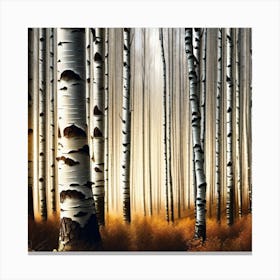 Birch Forest 24 Canvas Print