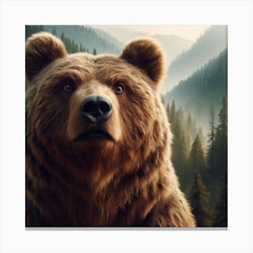 Grizzly Bear 4 Leinwandbild