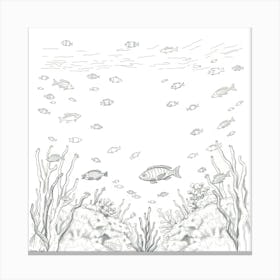 Coral Reef 20 Canvas Print