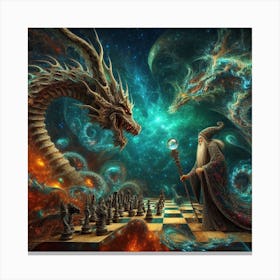 Chess Game Canvas Print