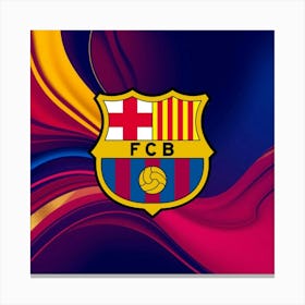 FC Barcelona Logo Wall Art 20 Canvas Print