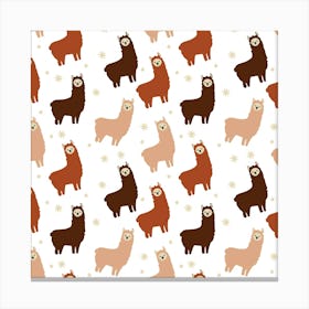 Alpacas Canvas Print