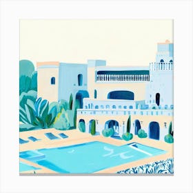 Summer vacation Canvas Print