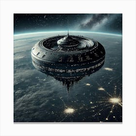 Graviton Fortress Location Converted Canvas Print