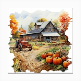 Pumpkin Patch 2 Canvas Print