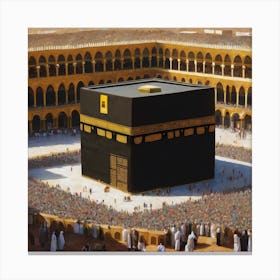 Kaaba Royalty-Free Image Canvas Print
