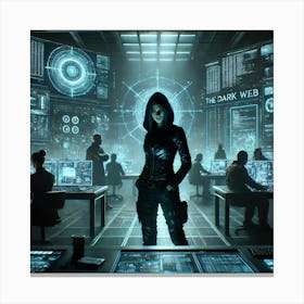 The Dark Web Episode 5 Canvas Print