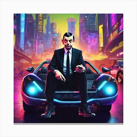 Man In Suit 2 Canvas Print