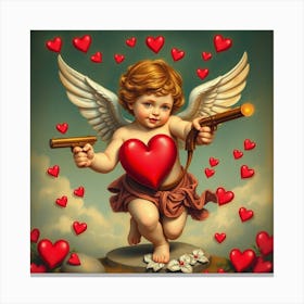 Asm Spreading Love Cupid Cherub Shooting Hearts From V 47204d8a E9b1 4964 8894 350161cc62c7 Toile