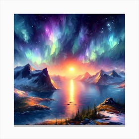 Aurora S Symphony 16 Canvas Print