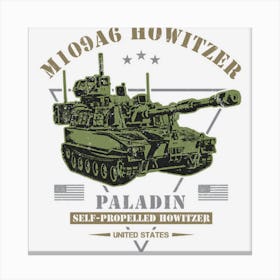 M109a6 Paladin Canvas Print