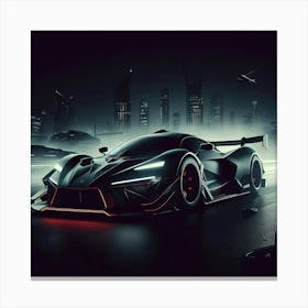 Futuristic Racing Car 62 Canvas Print