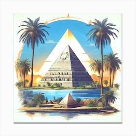 Egyptian Pyramid Canvas Print