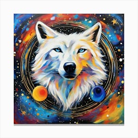 White Wolf Canvas Print