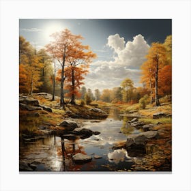 Autumn Forest 1 Canvas Print