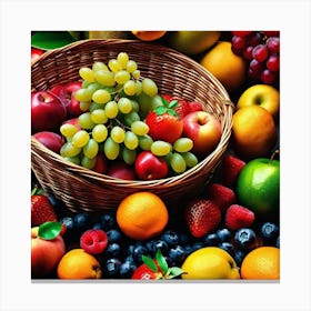Fruit Baskets 3 Canvas Print