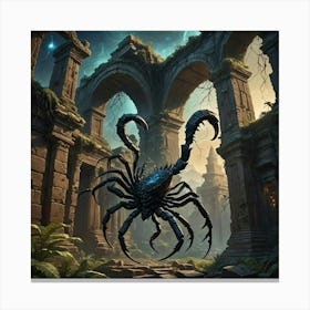 Scorpion 55 Canvas Print