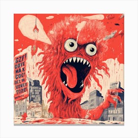 Zoo Monster Canvas Print