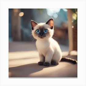 Siamese Cat 5 Canvas Print