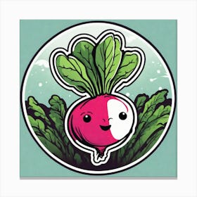 Beet logo Canvas Print