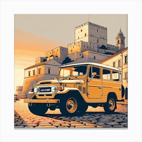 Toyota Land Cruiser Canvas Print
