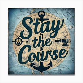 Stay The Course 36 Canvas Print