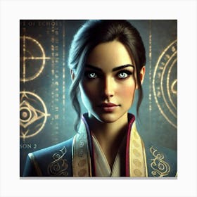 Converted Nina Season2 Canvas Print