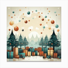 Christmas Background 1 Canvas Print