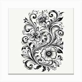 Floral Design 1 Canvas Print