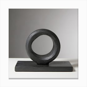 Black Ring Canvas Print