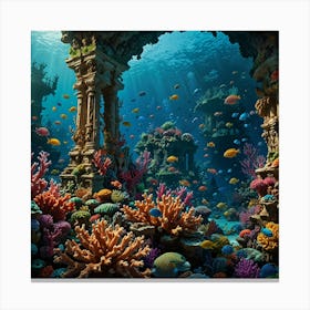 Coral Reef 20 Canvas Print