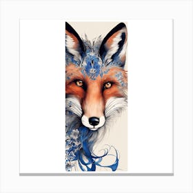 Fox Painting Canvas Print