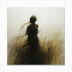 'The Girl In The Grass' 1 Canvas Print