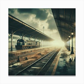 Train Station 2 Canvas Print