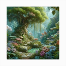 Fairytale Forest 30 Canvas Print