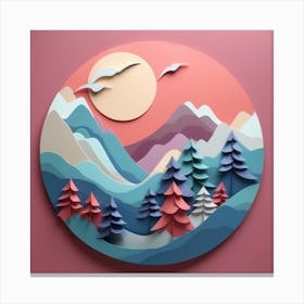 Paper Art Canvas Print