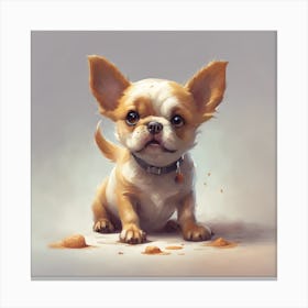 Cute Dog Nursery Art Print (3) Canvas Print