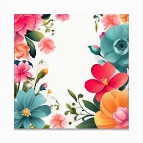 Floral Background 1 Canvas Print