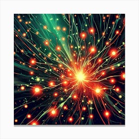 Radiant Sparks 3 1 Canvas Print