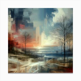 Abstract Horizons 26 Canvas Print